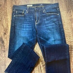 AG Adriano Goldschmied Indigo Straight Leg Jeans